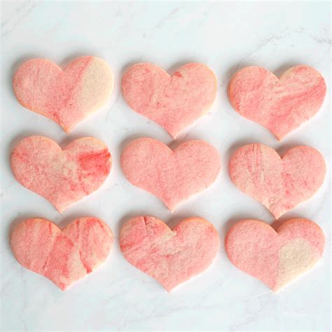 Easy Marbled Sugar Cookies Rezept Zuckerkeks Desserts Valentinstag Nette Bilder