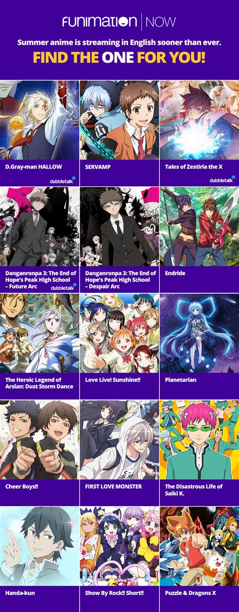 If it's anime, it's funimation. Funimation Announces Summer Dub Line-up 2016 | Three If By Space