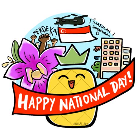Ong Lai Stickers National Day