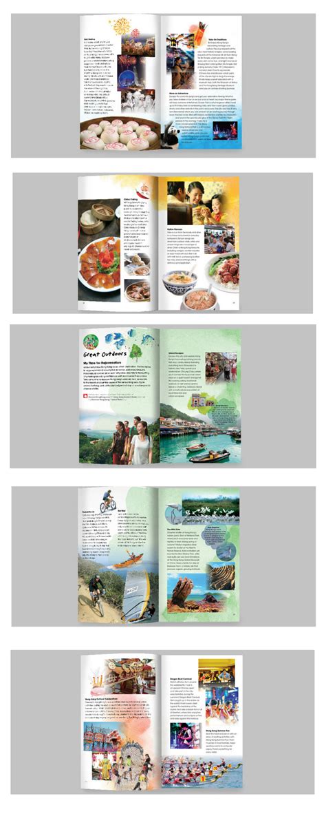 Travellers Guide Book For Hong Kong Tourism Board A Brochure With