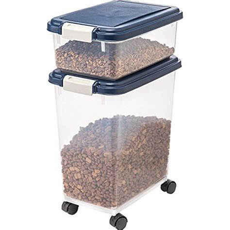 3 Pieces Airtight Pet Food Storage Container Rolling Treat Cat Dog Bird