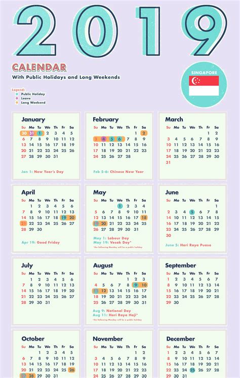 It sounds peculiar but if you try and envision going. Singapore 2019 Calendar Template PDF, Excel, Word | Public