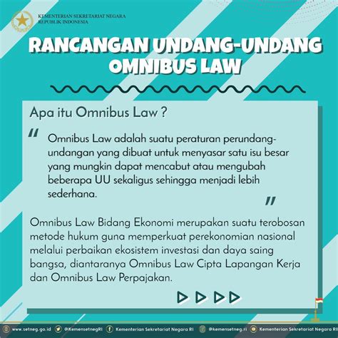 Pengertian Omnibus Law Ketenagakerjaan