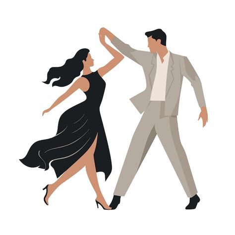 Premium Vector Couple Dance Illustration