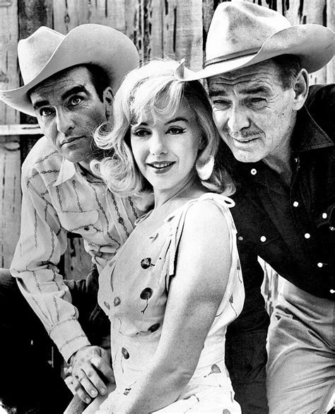 Montgomery Clift Marilyn Monroe And Clark Gable The Misfits 1961