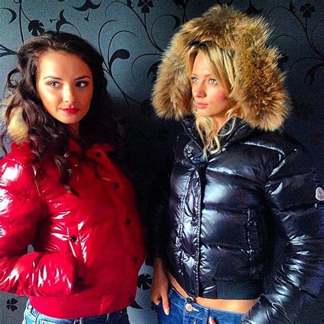 A Couple Of Sexy Ladies Wearing Their Moncler Jackets