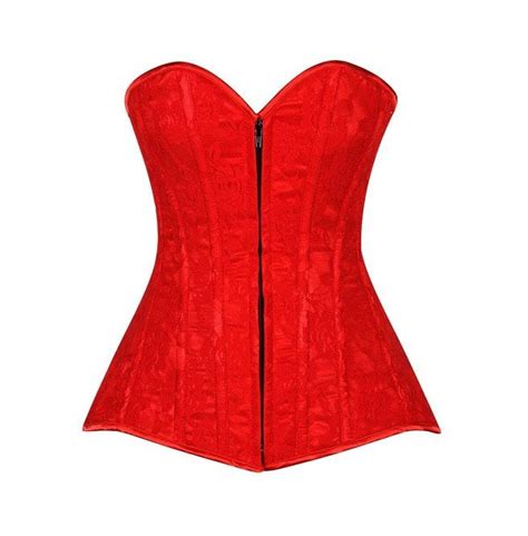 Lavish Red Lace Overbust Corset Perfect For Womens Rebelsmarket