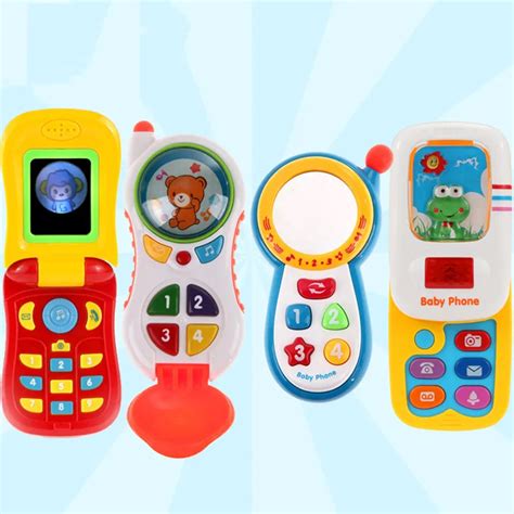 Electronic Phone Kids Baby Mobile Telephone Educational Learning Toys