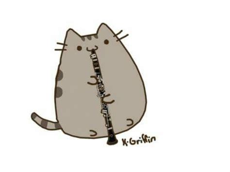 Pusheen Likes To Play The Clarinet Marching Band Memes Band Geek