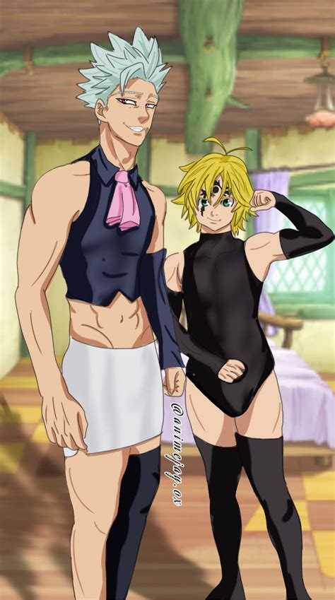 Meliodas And Ban Fanart Seven Deadly Sins Art Board Print Mail