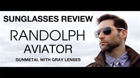 The New Randolph Aviator Sunglasses Review Gunmetal With Gray Lenses Af045 Af095 Af145 Youtube