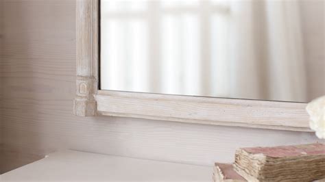 Renaissance Mirror In Lime Washed Oak Finish Eloquence