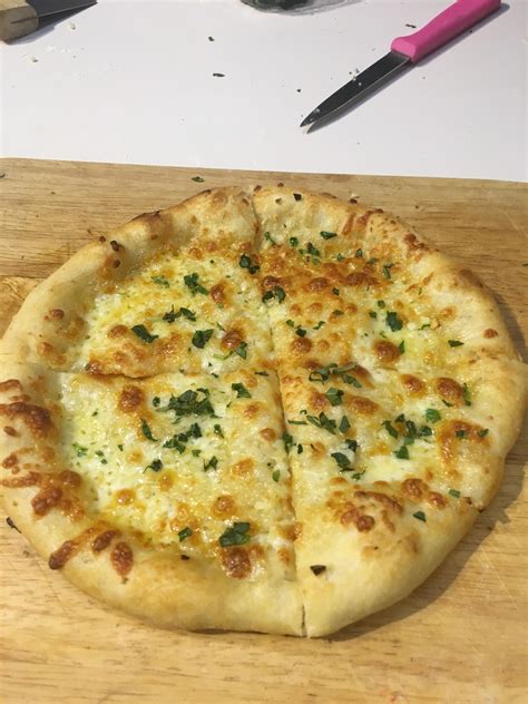 Cheese Garlic Pizza With 3 Day Cold Fermented Dough Rpizza
