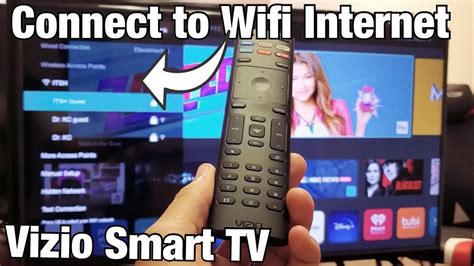 Vizio Smart Tv How To Connect To Wifi Internet Network Youtube