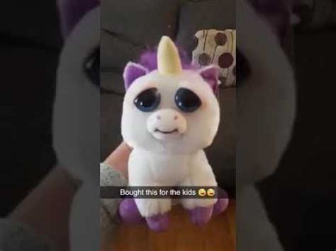 Evil unicorn teddy terrifies child to death - YouTube