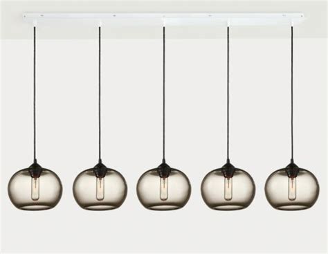 sky pendant sets row of 3 or 5 modern lighting room and board blown glass pendant pendant