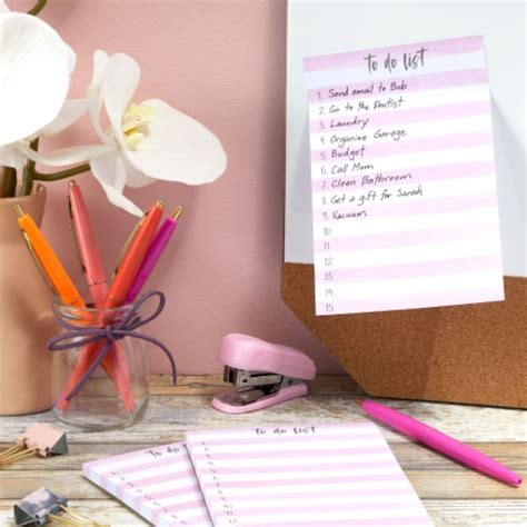 X To Do List Adhesive Sticky Notepad For Daily Planning Sheets