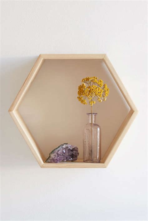 Open kitchen wall shelves isn't a storage solution for everybody. Honeycomb Wood Shelf | Urban Outfitters
