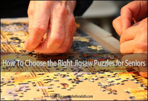 Jigsaw Puzzles For Seniors Especially For Older Adults