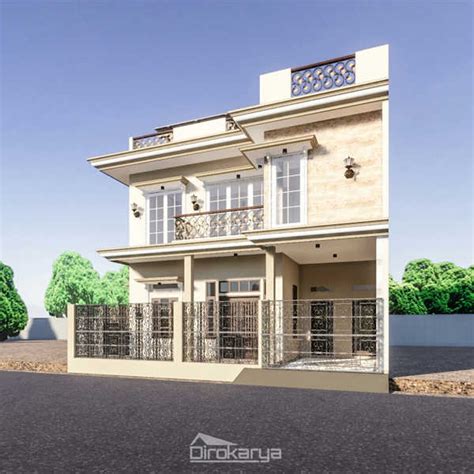 #desainrumah #rumahminimalis #dsinteriordesain rumah 5x12 meskipun kecil rumah ini memiliki banyak desain unik yang jarang ada pada rumah umumnya seperti. Desain Rumah Klasik dengan Rooftop | diro karya