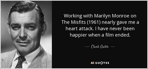 Marilyn monroe), урождённая но́рма джин мо́ртенсон (англ. Clark Gable quote: Working with Marilyn Monroe on The ...