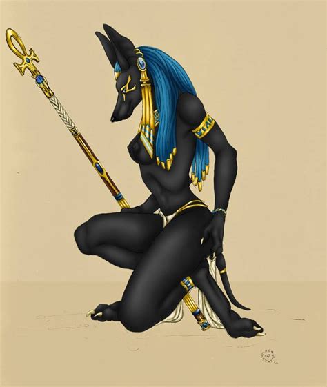 Female Anubis By Ichi Black On DeviantArt Egyptian Tattoo Anubis