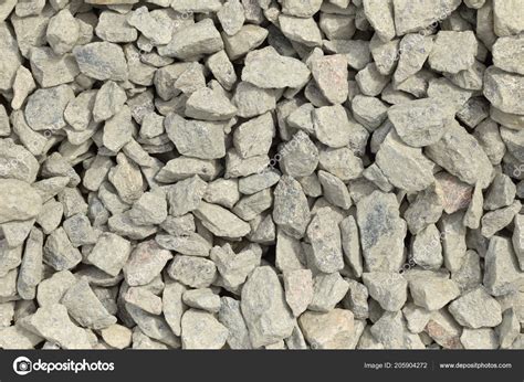 Heap Crushed Stone Angular Rock Texture Background Stock Photo By