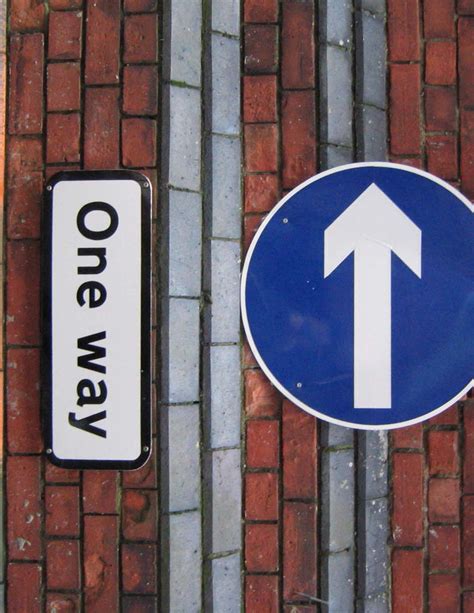 One Way Road Sign By Rowanstock On Deviantart