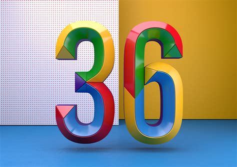 Colourful Numbers On Behance Numbers Typography Typography Graphic