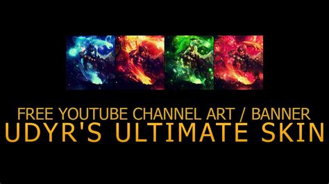 Share Youtube Channel Art Banner Udyrs Ultimate Skin