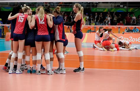 serbia stuns u s women s volleyball team in semifinal the washington post