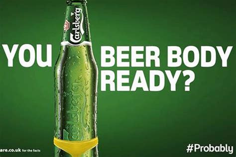 Carlsberg Spoofs Beach Body Ready Ad Campaign US