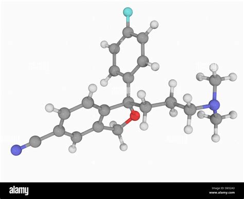 Citalopram Drug Molecule Stock Photo Alamy