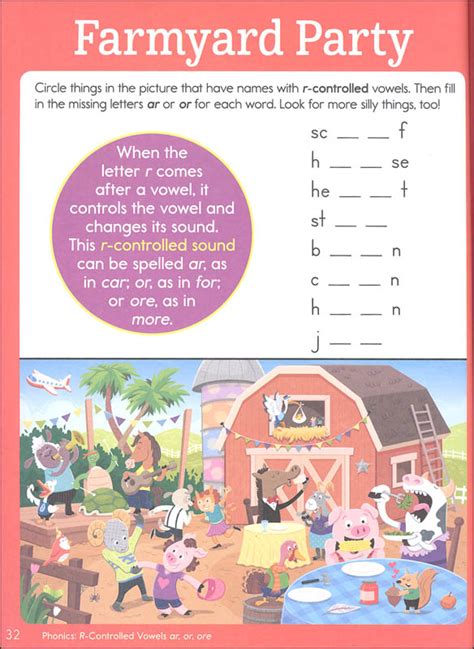 First Grade Phonics And Spelling Learning Fun Workbook Highlights