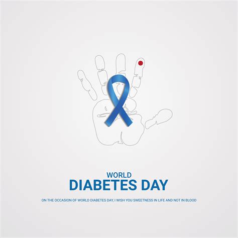 World Diabetes Day Creative Ads 3d Illustration 10402242 Vector Art