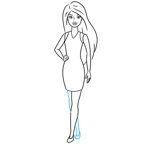 How to Draw a Barbie Doll - Really Easy Drawing Tutorial