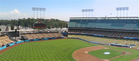 Dodger Stadium Seating Map With Rows Elcho Table