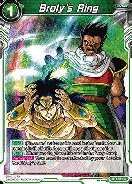 If you want to know which broly cards & support character cards we recommend for him to beat the game, check out our how to unlock all dragon ball z: Broly's Ring - BT1-081 - C - Trading Card Games » Card Singles » Dragon ball Super Singles ...