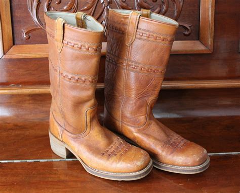 Vintage 1970s Dingo Boots Mens Size 10 Etsy Canada Dingo Boots