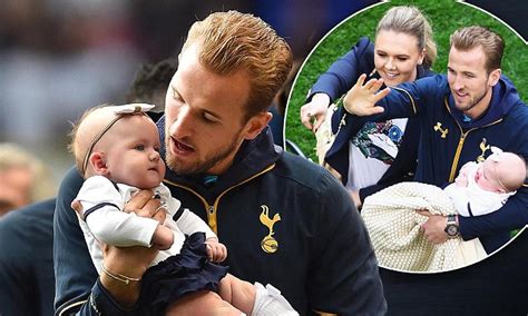 Kane, dressed in a white blazer and bow tie, kisses his wife on the forehead in one picture, while in the other, he holds her with the sea in the background. Harry Kane and Kate Goodland dote on cherubic baby | Daily ...
