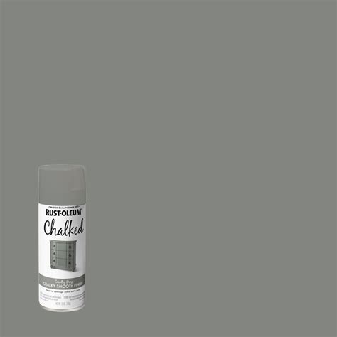 Rust Oleum 12 Oz Chalked Country Gray Ultra Matte Spray Paint 339818