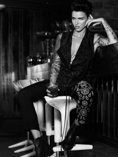 Ruby Rose Style She Is Gorgeous Beautiful Stunning Teddy Boys