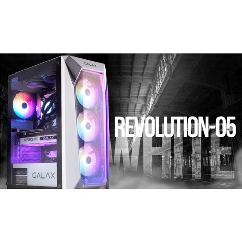Galax Case Revolution 05 Rgb White Full Tower Shopee Thailand