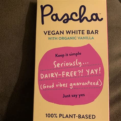 Pascha Vegan White Bar With Organic Vanilla Review Abillion