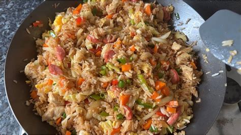 How To Make Chicken Fried Rice From Scratch Delicious Chicken Fried Rice And Very Easy To Make