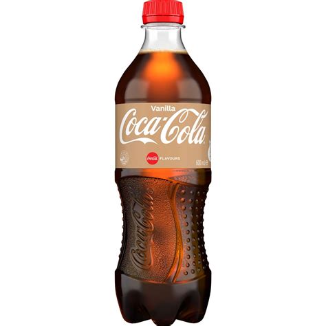 Coca Cola Vanilla Soft Drink Bottle 600ml Woolworths