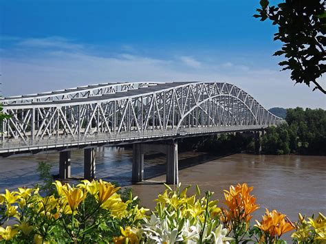 Missouri River Bridge Photograph By Greg Boutz Fine Art America