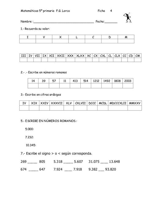 Fichas De Matematica Para 5º De Primaria Matematicas Primaria