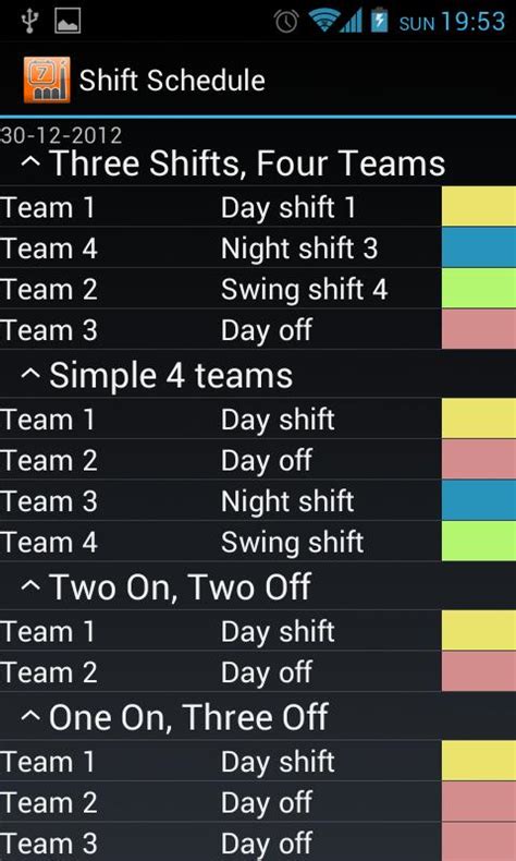 … reducing the hours of work to 40 or less a week. Shift Schedule + Alarm Clock - Android Apps on Google Play
