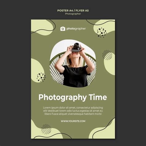 Photography Time Flyer Template Free Psd File
